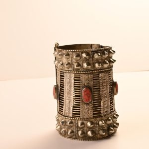 Vintage Spike Boho Stone Cuff