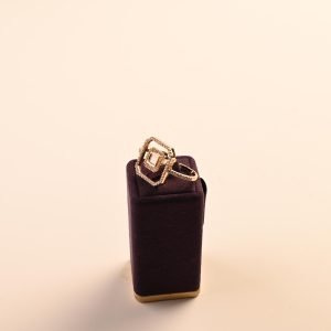 Square Gold Plated Finger Ring