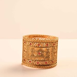 Antique Gold Plated Palki Kada