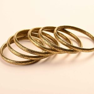 Gold Plated Metal Bangles -6