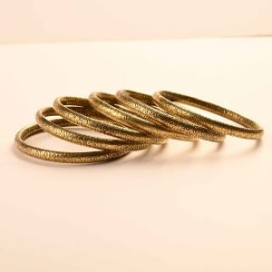 Gold Plated Metal Bangles -6