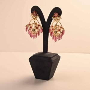 Paachi Kundan Pearl Earrings