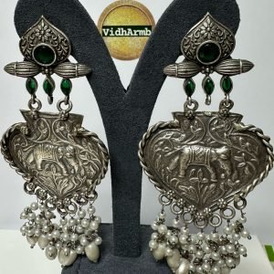 Dastak Oxidized Earring