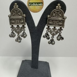 Oxidized Rahat Earrings