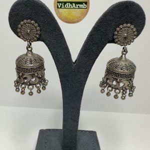 Kavach Oxidized Jhumkas