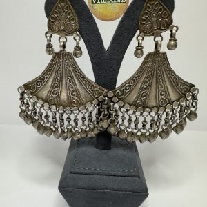 Oxidized Afghan Earrings