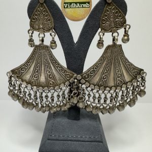 Oxidized Afghan Earrings