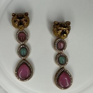 Malhaar Stone Stud Earrings