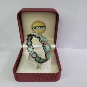 Heer Aqua Stone Bangle-Single