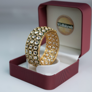 Mridula Polki Openable Bangle