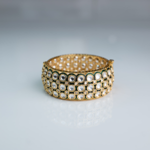 Mridula Polki Openable Bangle