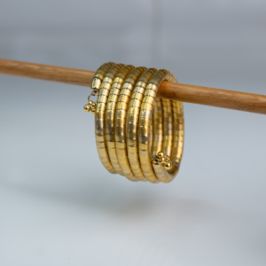 Sana Spiral Gold Cuff