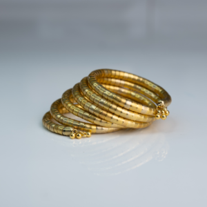 Siva Spiral Gold Cuff