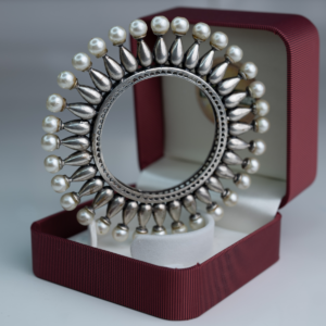 Chitshakti Pearl Silver Plated Pacheli