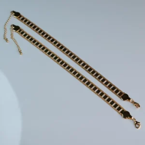 Kive Gold Plated Anklet-Pair