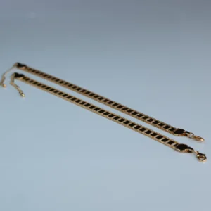 Kive Gold Plated Anklet-Pair