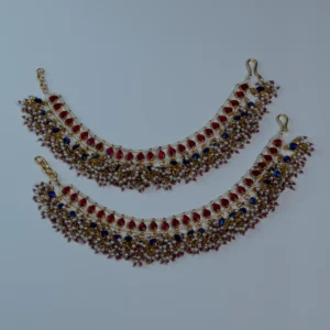 Paachi Kundan Heavy Design Anklet