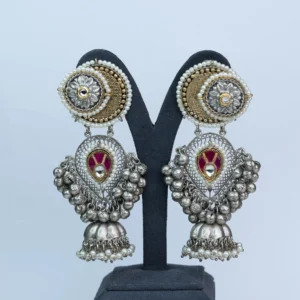 Dilbaro Silver Plated Earrings