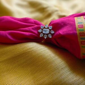 Dilbar Faux Polki Finger Ring