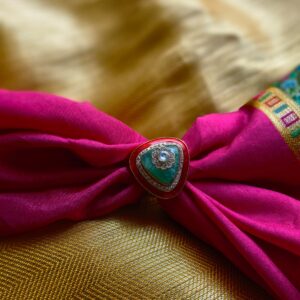 Saanjh Faux Polki Finger Ring