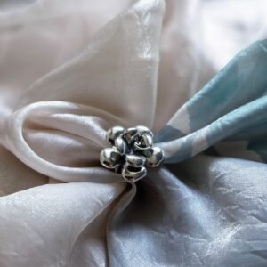 Gulaab Oxidized Finger Ring