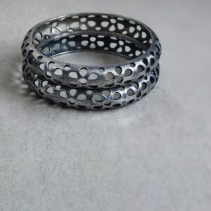 Sima Oxidized Bangle(2.4)