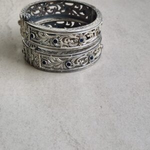 Dhvani Oxidised Openable Bangle-1(2.4,2.6)